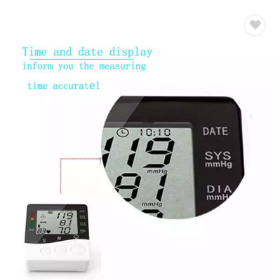 LCD डिजिटल आर्म ब्लड प्रेशर कफ डिजिटल OEM ODM BP मॉनिटर अपर