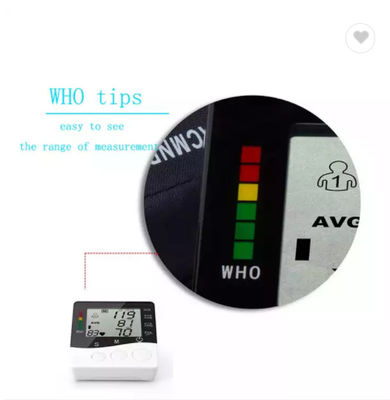 LCD डिजिटल आर्म ब्लड प्रेशर कफ डिजिटल OEM ODM BP मॉनिटर अपर