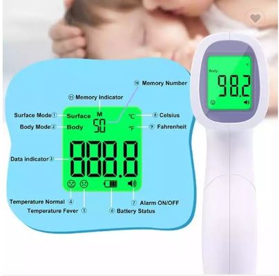 टचलेस तापमान थर्मामीटर गन फीवर इन्फ्रारेड तापमान थर्मामीटर